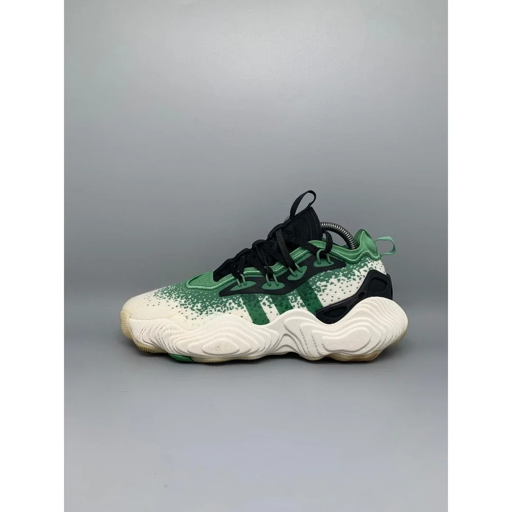 Adidas Trae Young 3 Green White Basketball Shoes IE7883 Men's Sz 6
